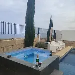 Luxury Sea Views Heated Pool Private Jacuzzi Wifi Bbq Parking Tennis Court * Candelaria